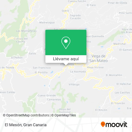 Mapa El Mesón