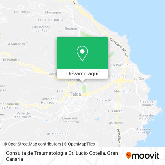 Mapa Consulta de Traumatologia Dr. Lucio Cotella