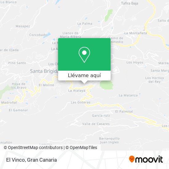 Mapa El Vinco