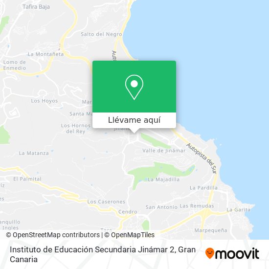 Mapa Instituto de Educación Secundaria Jinámar 2