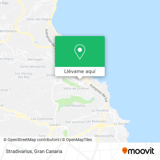 Mapa Stradivarius