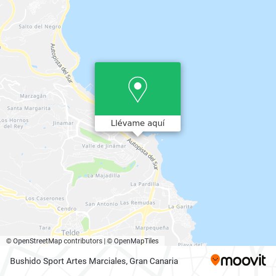 Mapa Bushido Sport Artes Marciales