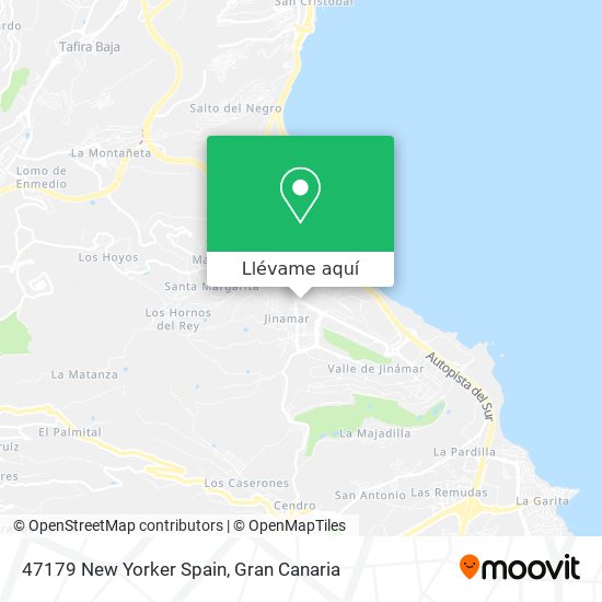 Mapa 47179 New Yorker Spain
