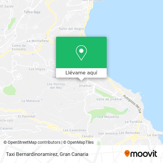 Mapa Taxi Bernardinoramirez
