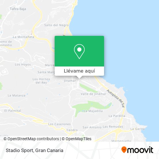 Mapa Stadio Sport