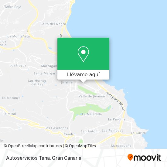 Mapa Autoservicios Tana