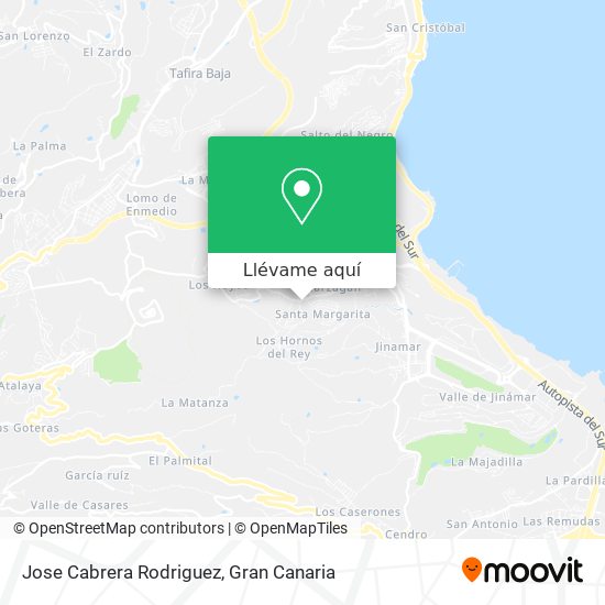 Mapa Jose Cabrera Rodriguez