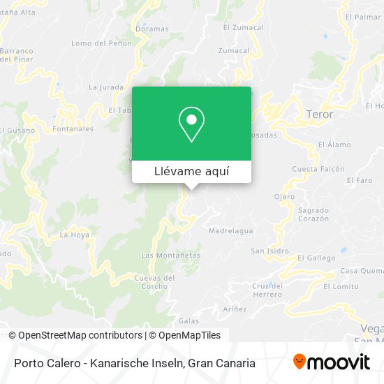 Mapa Porto Calero - Kanarische Inseln