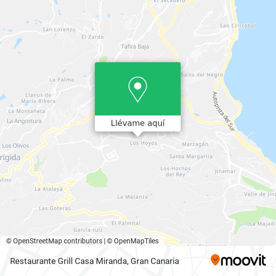 Mapa Restaurante Grill Casa Miranda