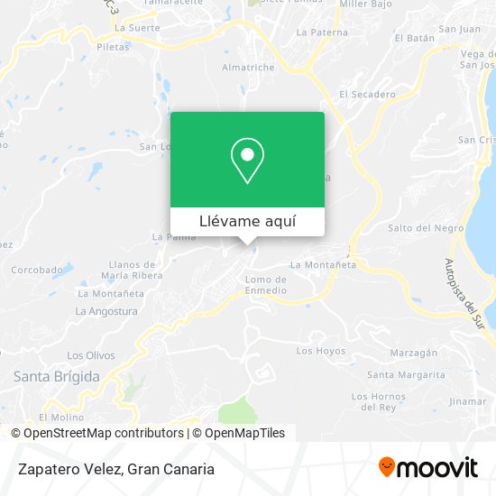 Mapa Zapatero Velez