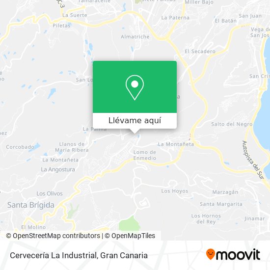 Mapa Cervecería La Industrial