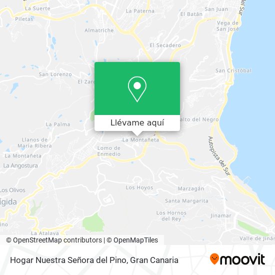 Mapa Hogar Nuestra Señora del Pino