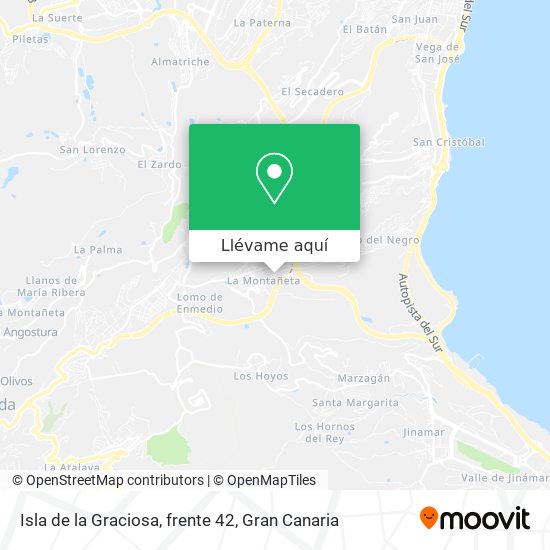 Mapa Isla de la Graciosa, frente 42