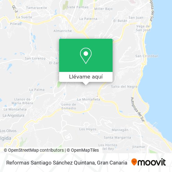 Mapa Reformas Santiago Sánchez Quintana