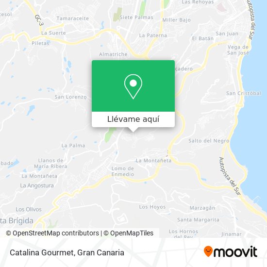 Mapa Catalina Gourmet