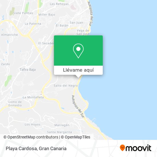 Mapa Playa Cardosa