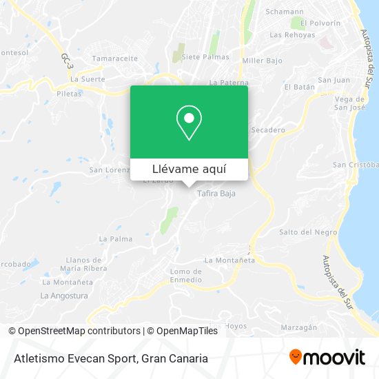 Mapa Atletismo Evecan Sport