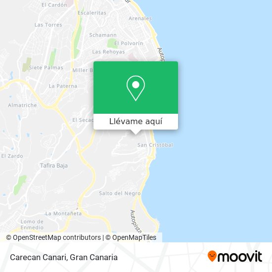 Mapa Carecan Canari