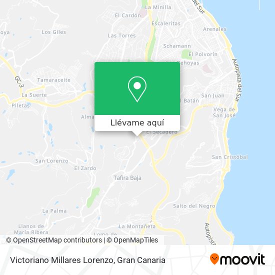 Mapa Victoriano Millares Lorenzo