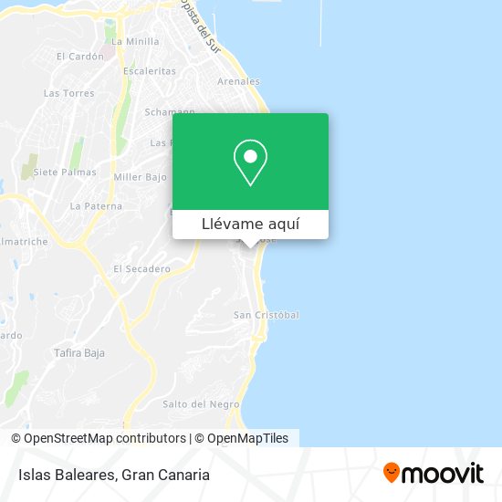 Mapa Islas Baleares