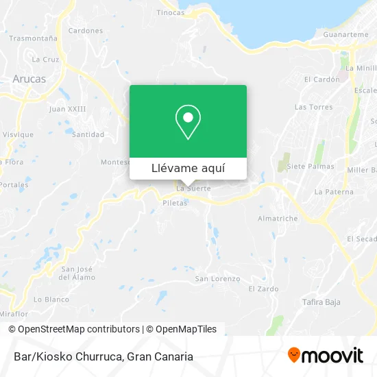 Mapa Bar/Kiosko Churruca