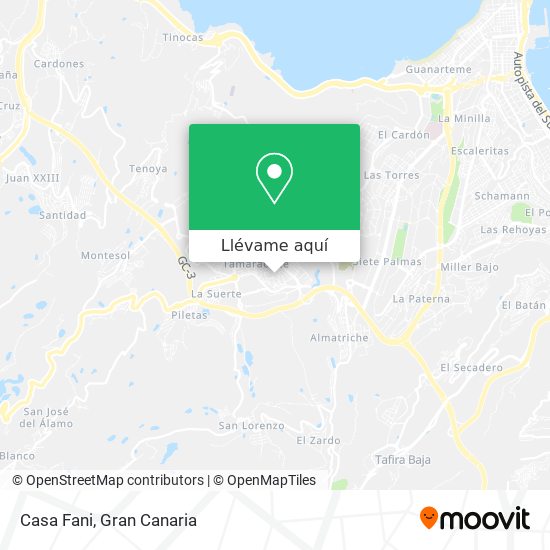 Mapa Casa Fani