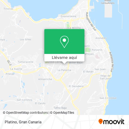 Mapa Platino
