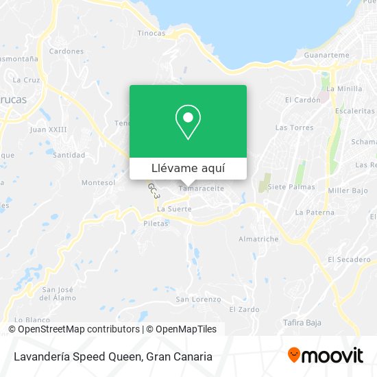 Mapa Lavandería Speed Queen
