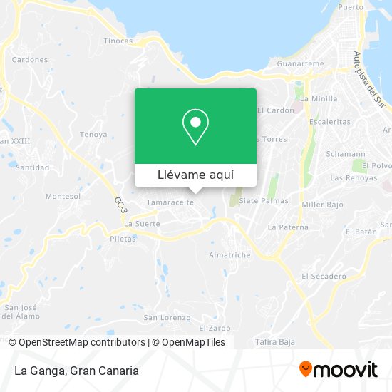 Mapa La Ganga