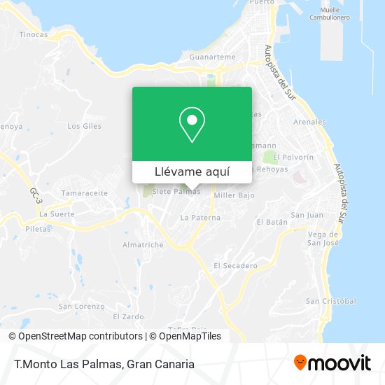 Mapa T.Monto Las Palmas