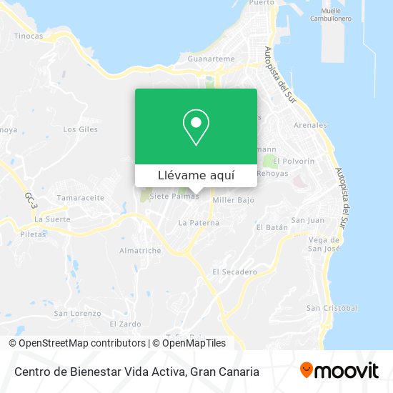 Mapa Centro de Bienestar Vida Activa