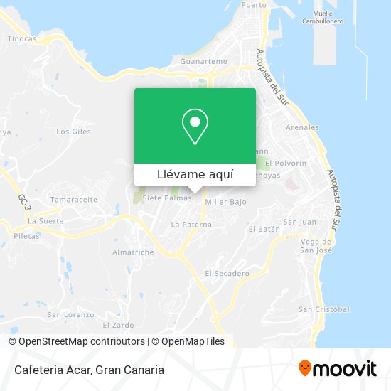 Mapa Cafeteria Acar