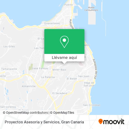 Mapa Proyectos Asesoria y Servicios
