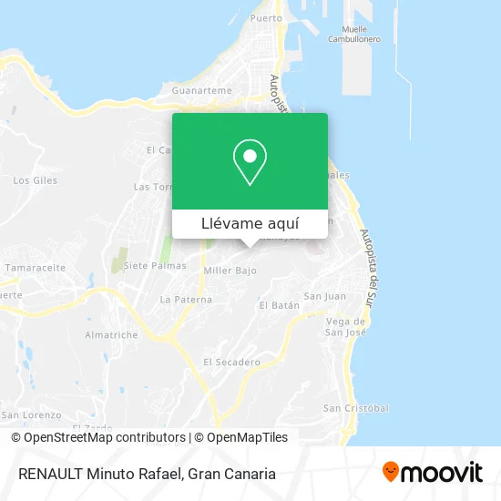 Mapa RENAULT Minuto Rafael