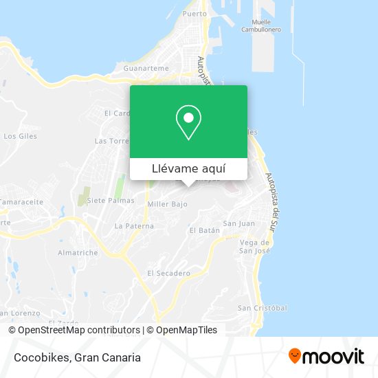 Mapa Cocobikes