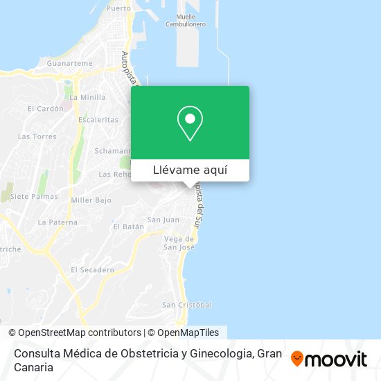 Mapa Consulta Médica de Obstetricia y Ginecologia