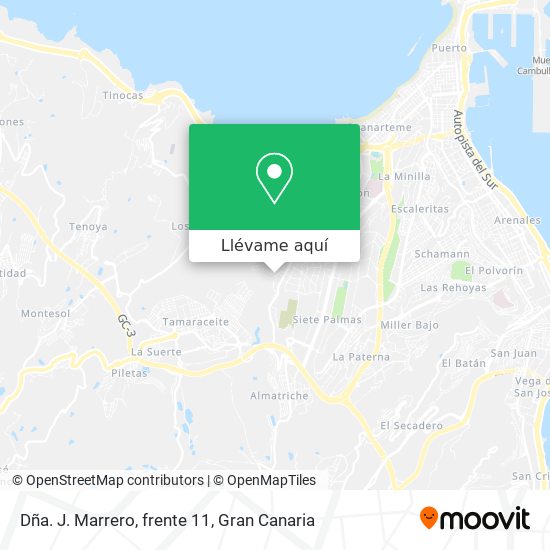 Mapa Dña. J. Marrero, frente 11