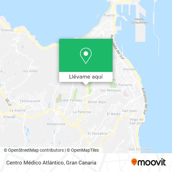 Mapa Centro Médico Atlántico