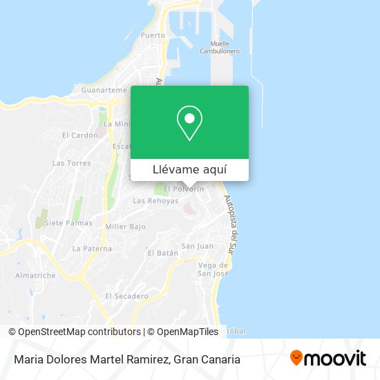Mapa Maria Dolores Martel Ramirez