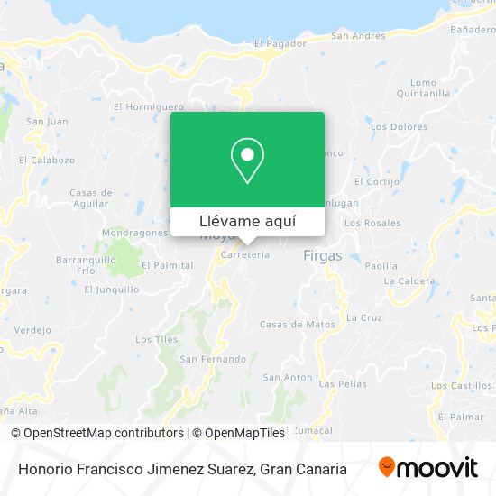 Mapa Honorio Francisco Jimenez Suarez