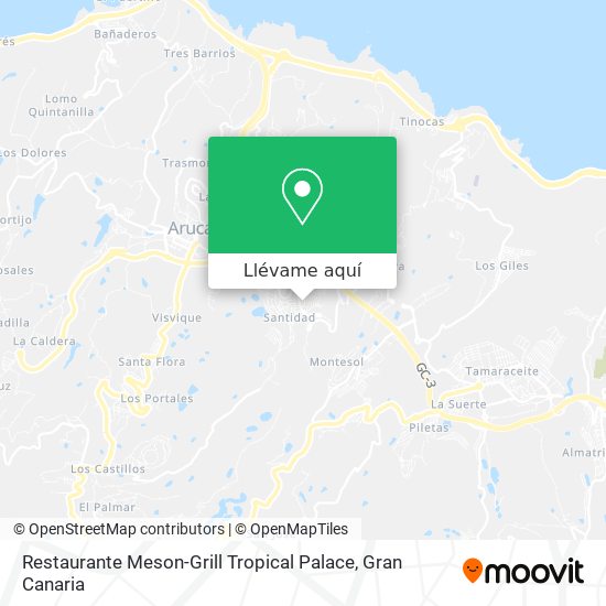 Mapa Restaurante Meson-Grill Tropical Palace