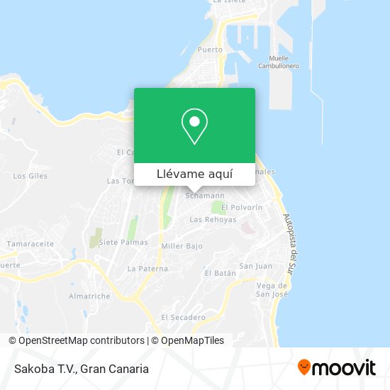Mapa Sakoba T.V.