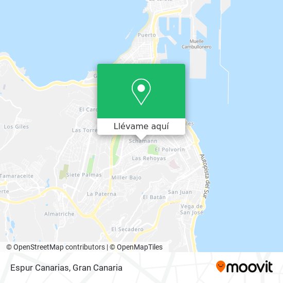 Mapa Espur Canarias
