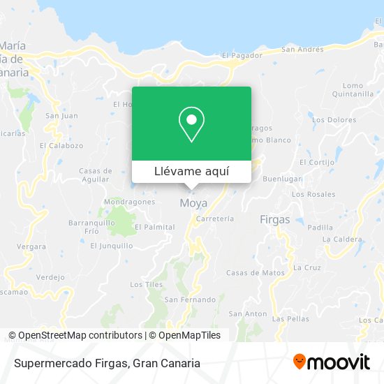 Mapa Supermercado Firgas