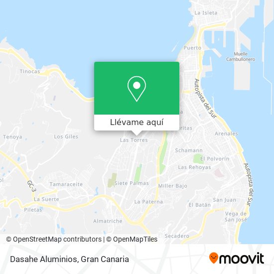 Mapa Dasahe Aluminios