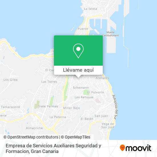 Mapa Empresa de Servicios Auxiliares Seguridad y Formacion