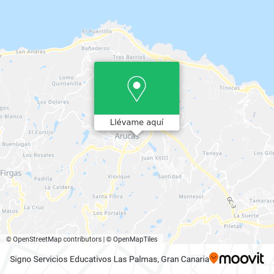 Mapa Signo Servicios Educativos Las Palmas