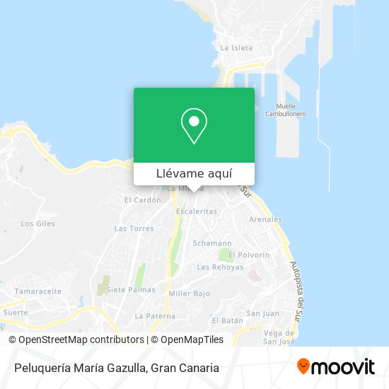 Mapa Peluquería María Gazulla