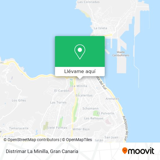 Mapa Distrimar La Minilla