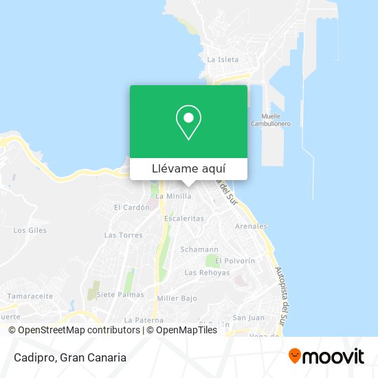 Mapa Cadipro